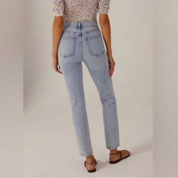 Favorite Daughter NWT Valentina Super High Rise Cigarette Jeans Malibu Clean